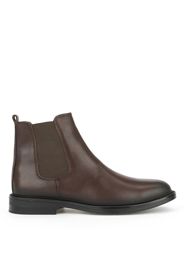 , Men's Genuine Leather Boots 1531043Z41216 Brown
