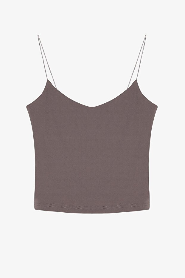 Askılı Bluz Antrasit - 1