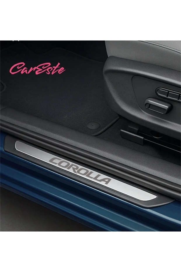 COROLLA YAZILI KROM KAPI KOLU VE KAPI EŞİĞİ SET 2002-2012 - 4