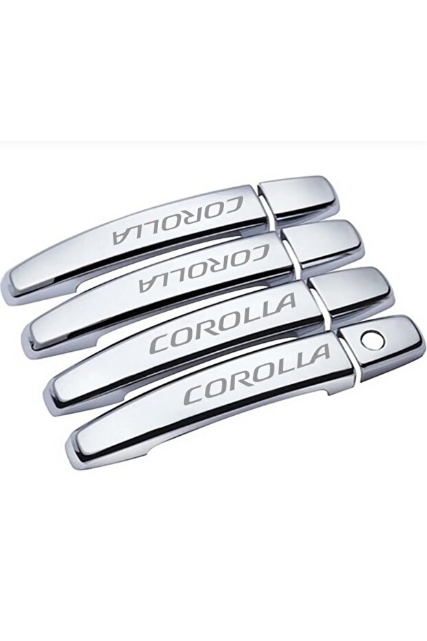 COROLLA YAZILI KROM KAPI KOLU VE KAPI EŞİĞİ SET 2002-2012 - 3