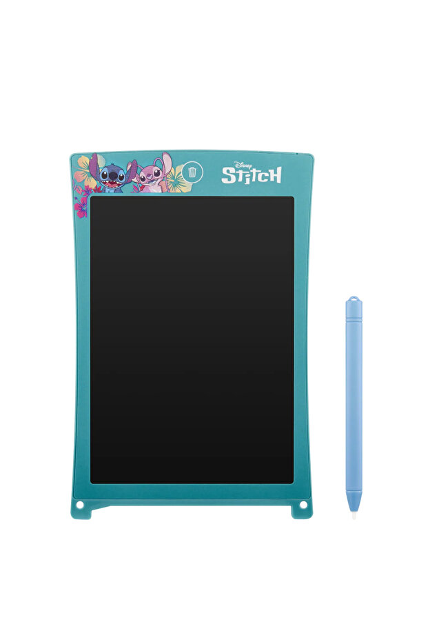 Volkano Disney Stitch 8.5" LCD Writing Tablet | Multi-Color Doodle Board | Erase Repeat Drawing Pad