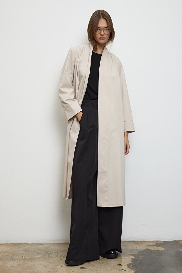 Moon Trençkot Bej - 1