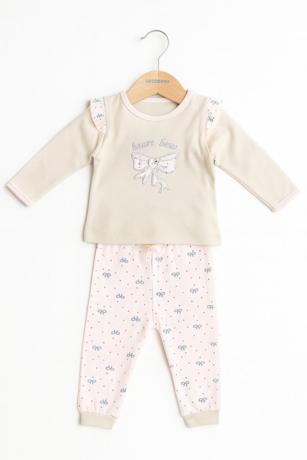 Baby Girl Set of 2 with Bow Detail