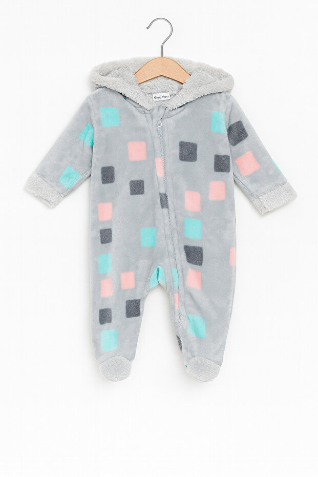 Baby Girl Plush Jumpsuit
