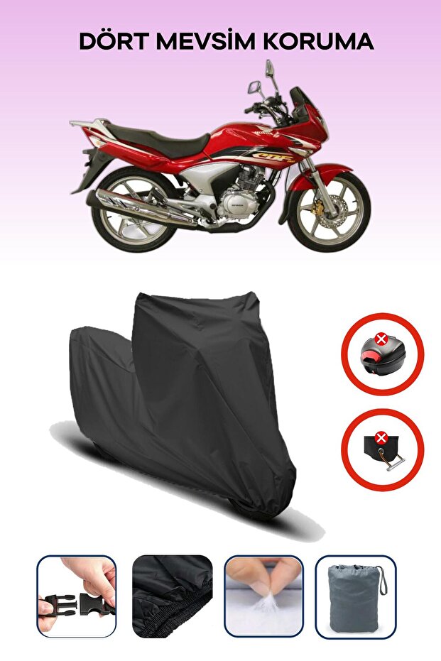 Black Honda Cbf 150 Compatible Motorcycle Cover, Protective Cover