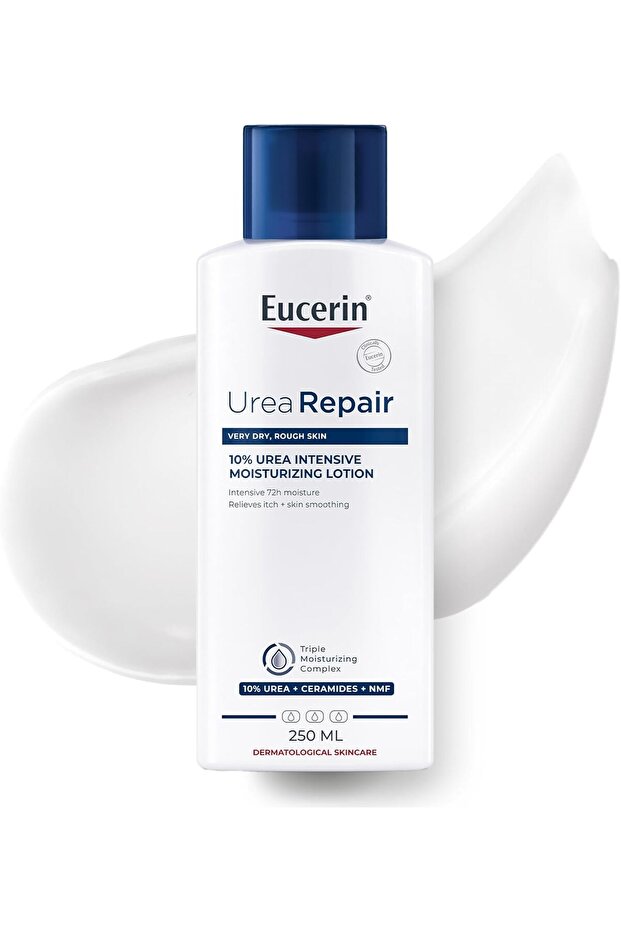 UreaRepair Plus 10% Urea Body Lotion with Ceramide, 48-Hour Relief for Dry Skin, 250ml