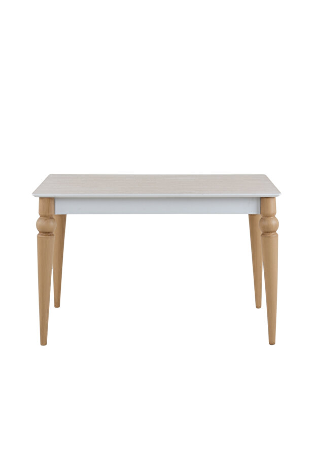 70x120 Mutfak Masası Takımı 1 Masa + 4 Sandalye Metal İstkelet Sultan Model-Traverten/Ceviz - 4