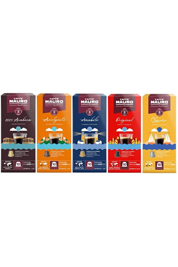 Nespresso Capsules 50 Capsules 100% Arabica, Original, Classico, Smooth, Pleasant