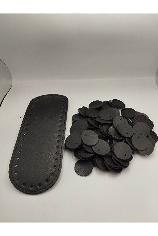 Deri Pullu Deri Çanta Seti - 3