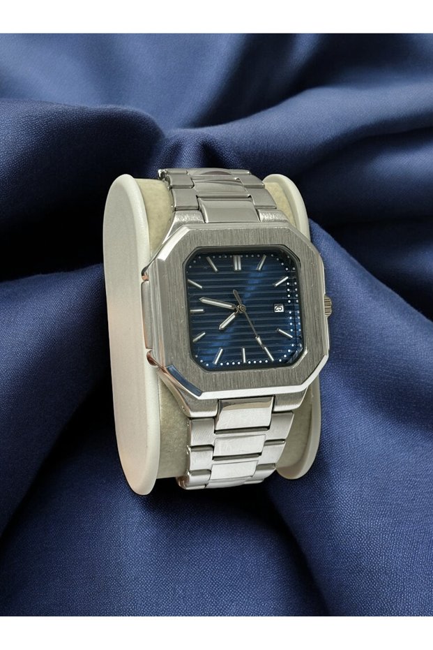 Square Model Equivalent Steel Men's Wristwatch-Men's Watch-Gift-Men's Watch with Calendar