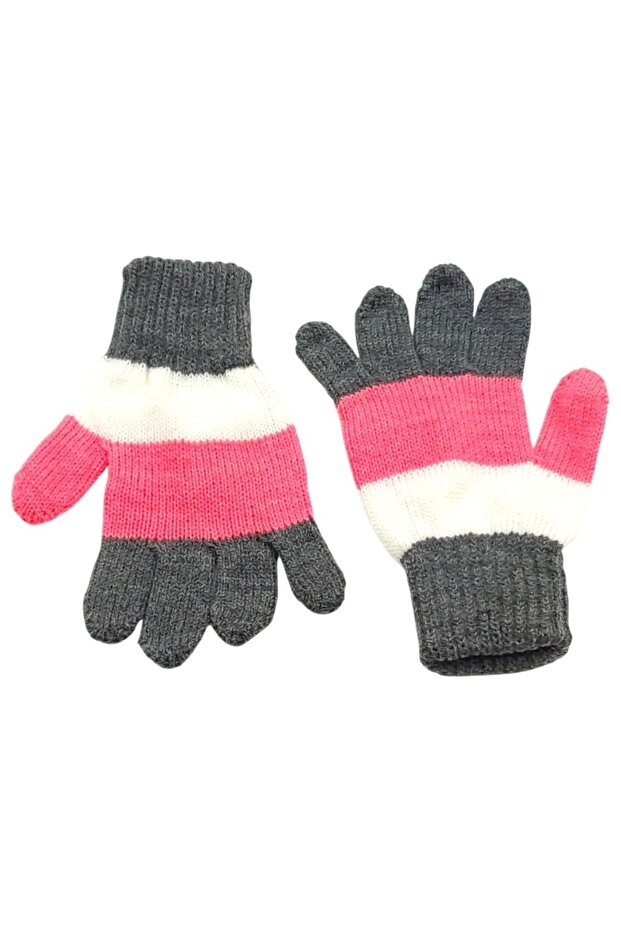 Children's Winter Soft Textured Knit Gloves Winter Gloves