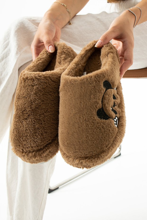 Women's House Slippers Plush Slippers Dowry and Bundle Slippers No Sound Thick Sole