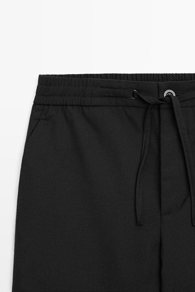 %100 pamuklu jogger fit pantolon - 7