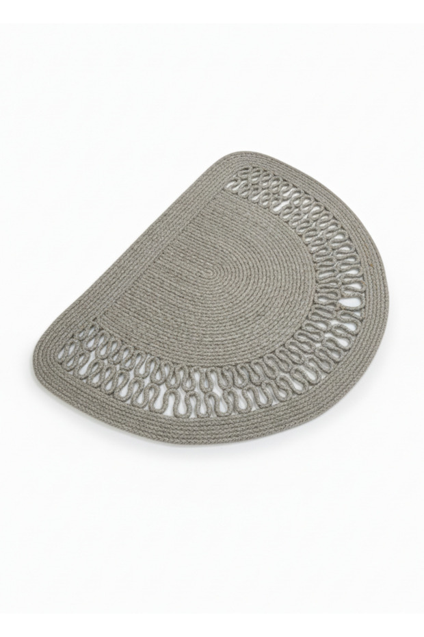 Jute Door Mat Welcome Mat Special Pattern Wicker Mat Modern Solution for Your Spaces - 3