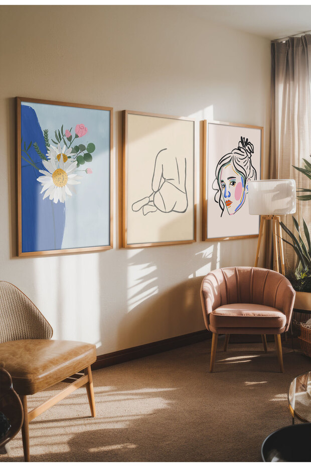 Unframed Boho Style Canvas Poster – Digital Print on Matte Canvas - BOHO 96 - 5