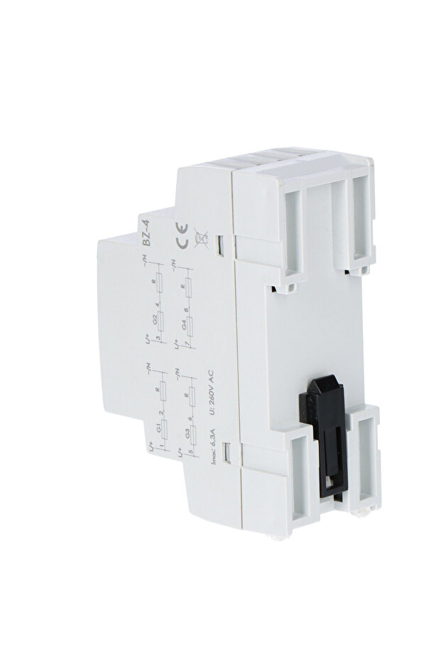 BZ4 fuse module, four-socket, I63A, 2 modules - 4