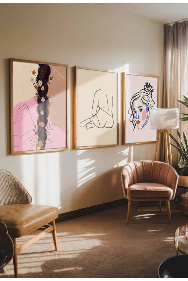 Unframed Boho Style Canvas Poster – Digital Print on Matte Canvas - BOHO 94 - 5