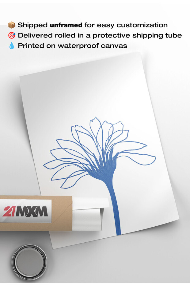 Unframed Boho Style Canvas Poster – Digital Print on Matte Canvas - BOHO 93 - 7