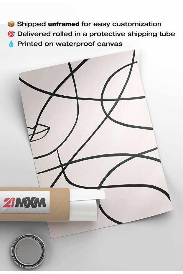 Unframed Boho Style Canvas Poster – Digital Print on Matte Canvas - BOHO 99 - 7