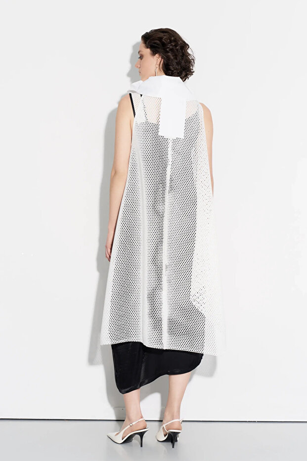 File Yelek - Beyaz - 6