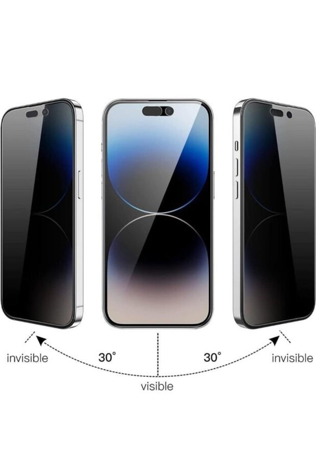 Apple iPhone 15 Plus Privacy Matte Ceramic Screen Protector - 4