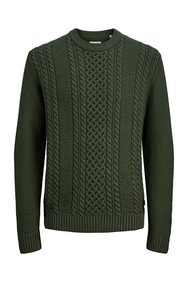 Strickpullover Einfarbig Strickpullover - 2
