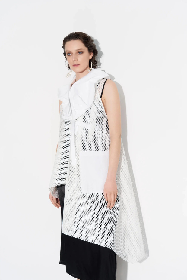 File Yelek - Beyaz - 1