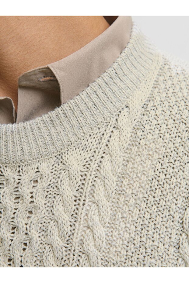 Strickpullover Einfarbig Strickpullover - 5