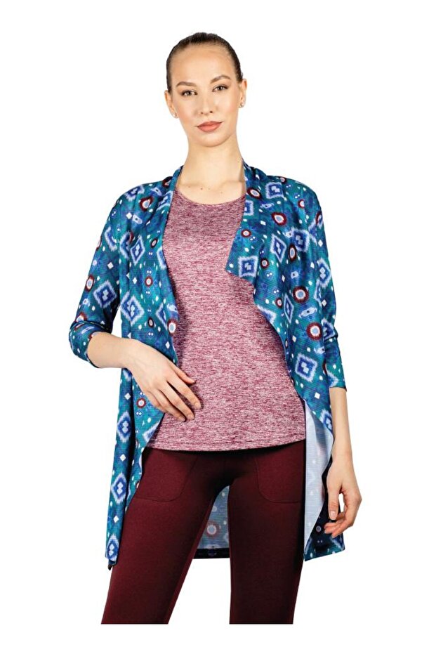 Women's Loose-Fit Printed Shrug