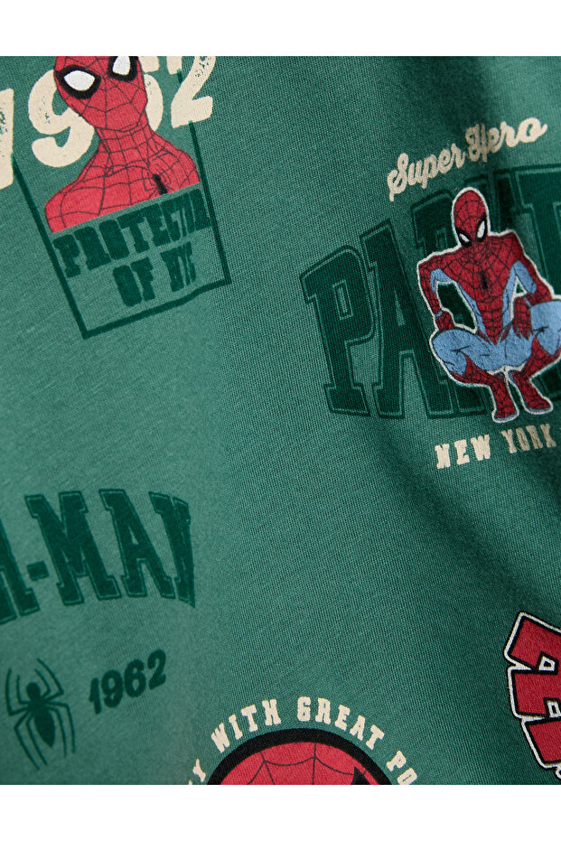 Saf Pamuklu Spider-Man Pijama Takımı (1–8 Yaş) - 3