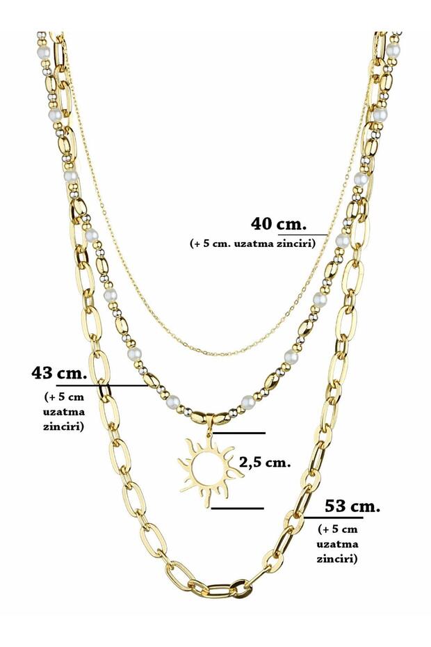 قلادة ثلاثية من مجموعة الشمس - 6