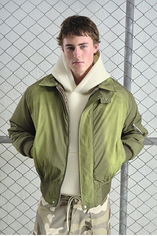 EFEKTLİ BOMBER CEKET - 2