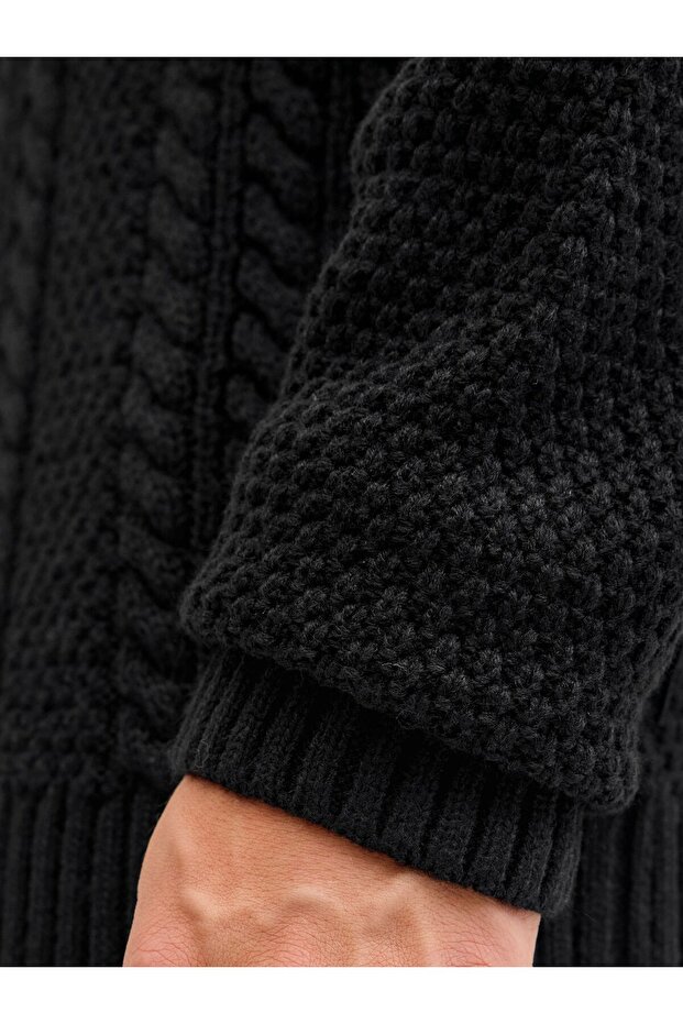 Strickpullover Einfarbig Strickpullover - 5