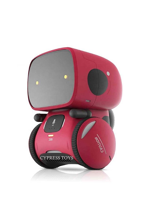 Robot Inteligent Interactiv AT - Robot, cu Control Vocal Rosu