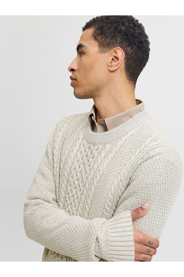 Strickpullover Einfarbig Strickpullover - 7