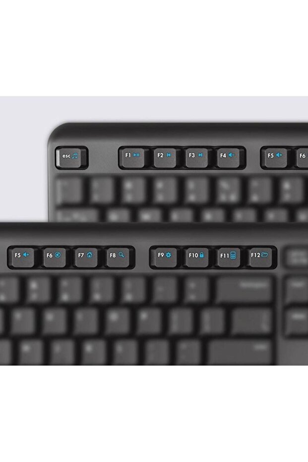 Ody Wireless Keyboard, Full-Size, Silent Low-Profile Keys, 2.4GHz RF, Spill-Resistant