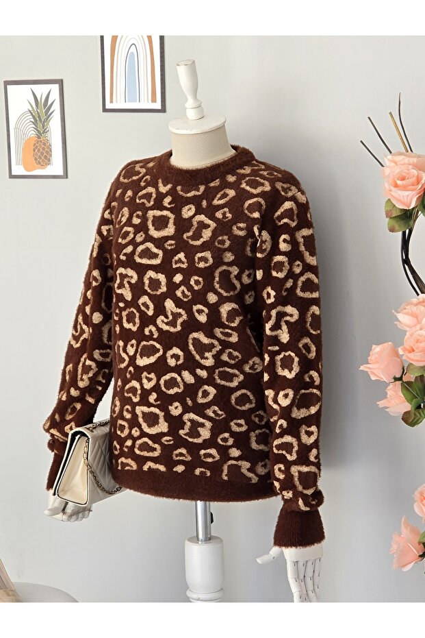 سترة ناعمة بنمط الفهد - 7