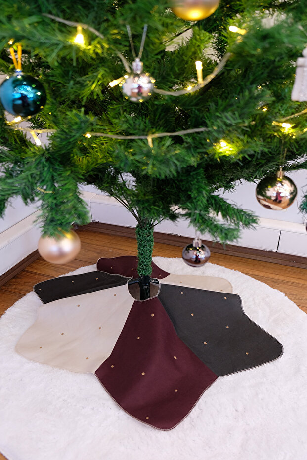Christmas Pine Tree Six-Foot Cover Washable Fabric Velcro 70*70 cm