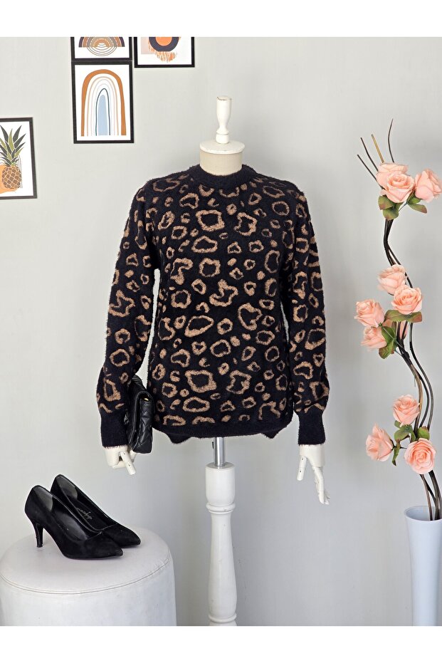 سترة ناعمة بنمط الفهد - 3