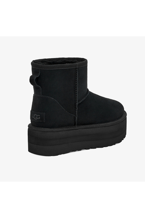 Dámské černé boty Classic Mini Platform - 3