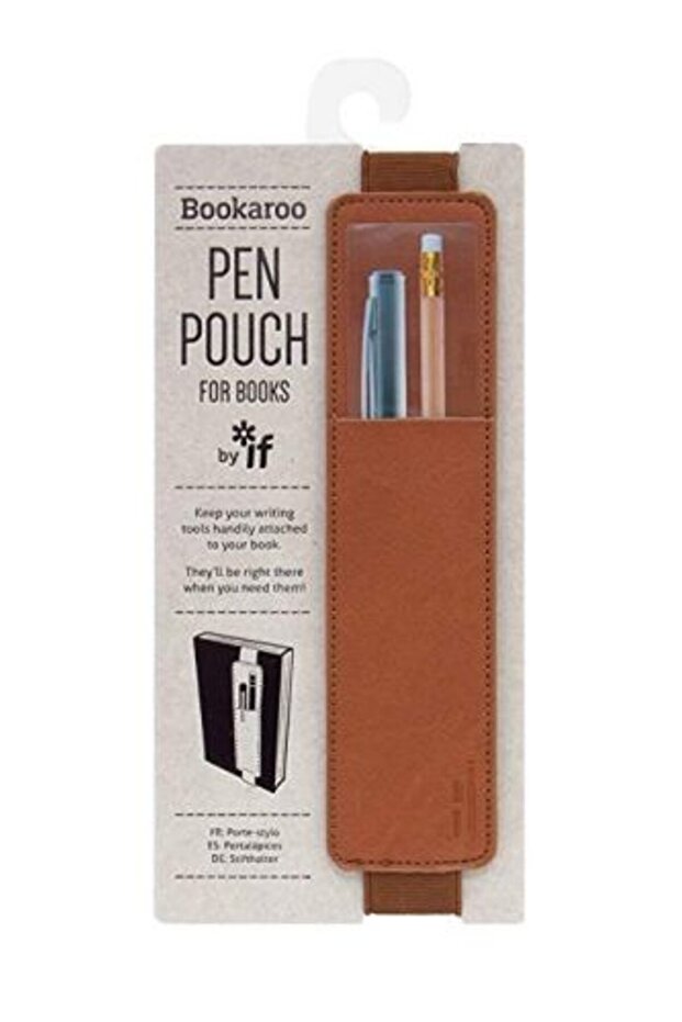 Bookaroo Pen Pouch Brown