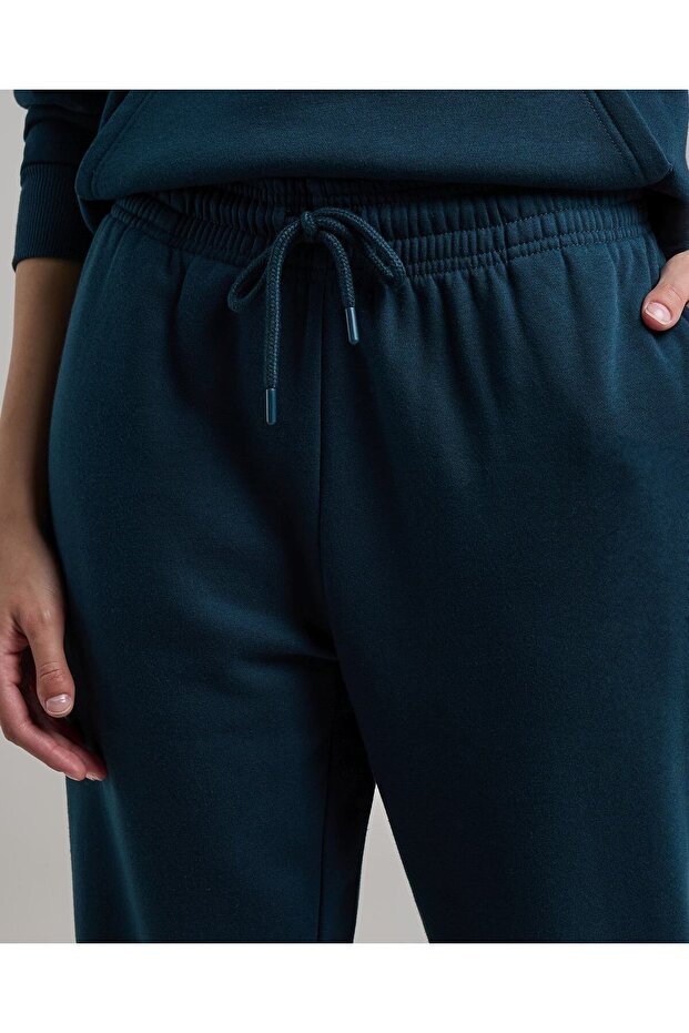 Solid Joggers with Drawstring Waist - 4