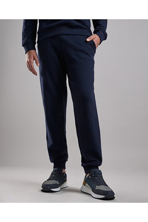 Solid Joggers with Drawstring Waist - 2