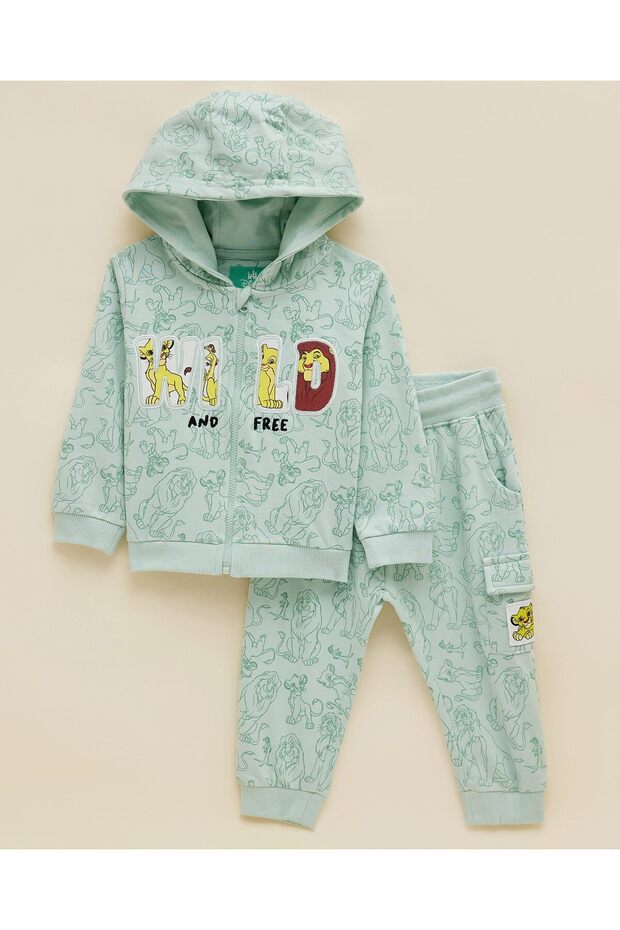 The Lion King Themed Hooded Jacket and Jogger Set