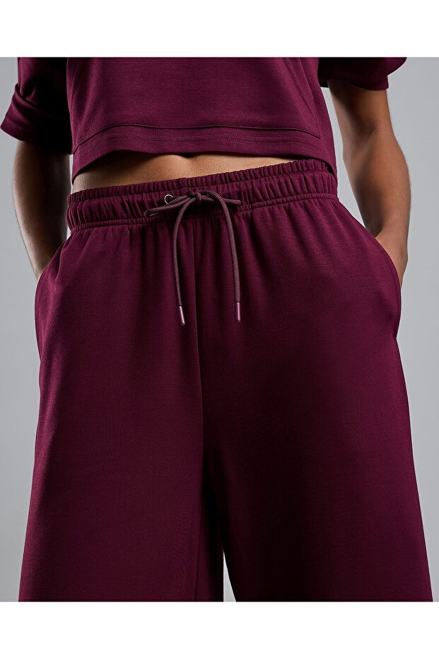 Solid Trackpants with Drawstring Waist - 4