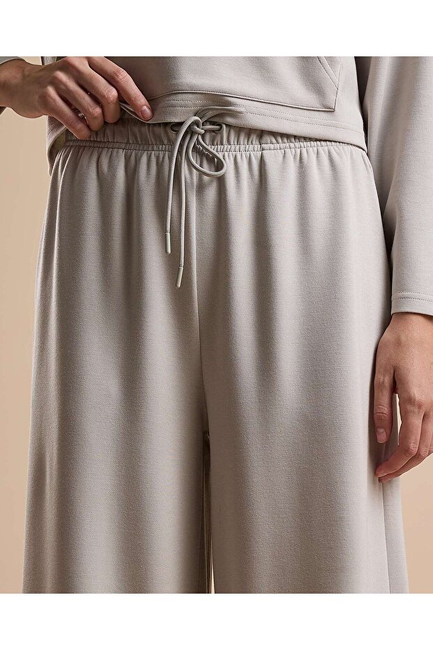 Solid Trackpants with Drawstring Waist - 5