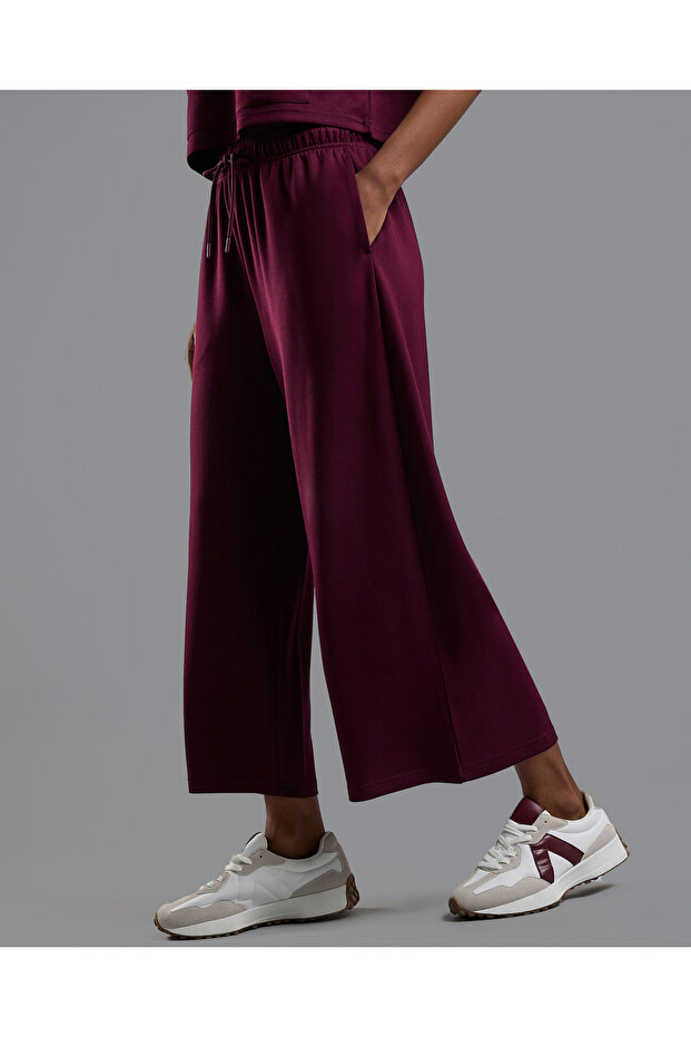 Solid Trackpants with Drawstring Waist - 3