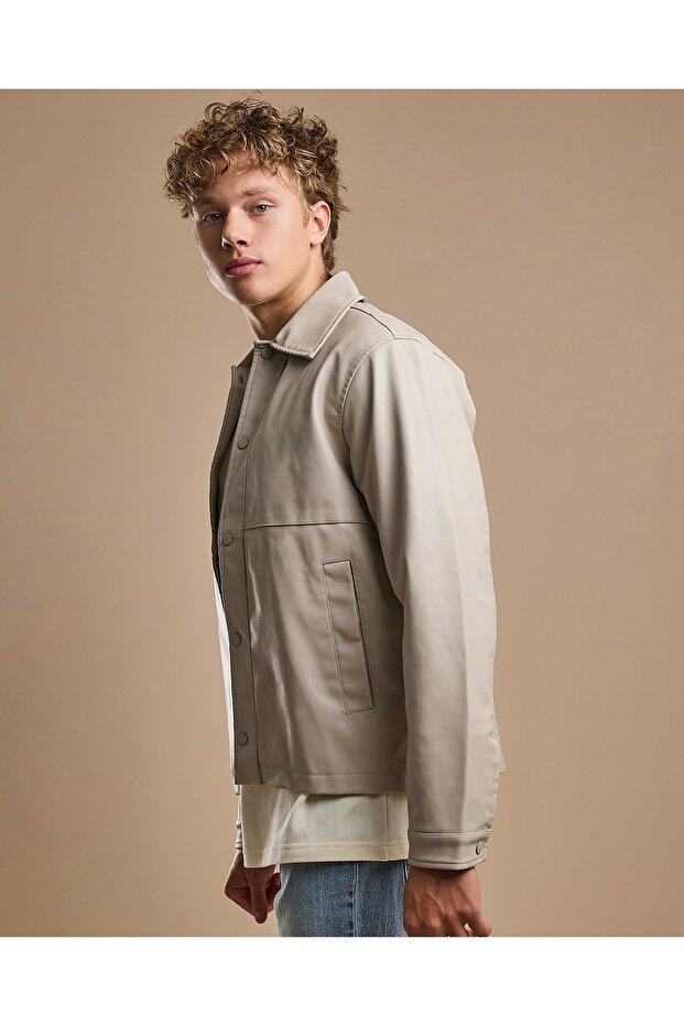 سترة صلبة مع سحاب للإغلاق - 2