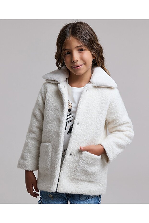 سترة شيربا مع إغلاق بأزرار - 1