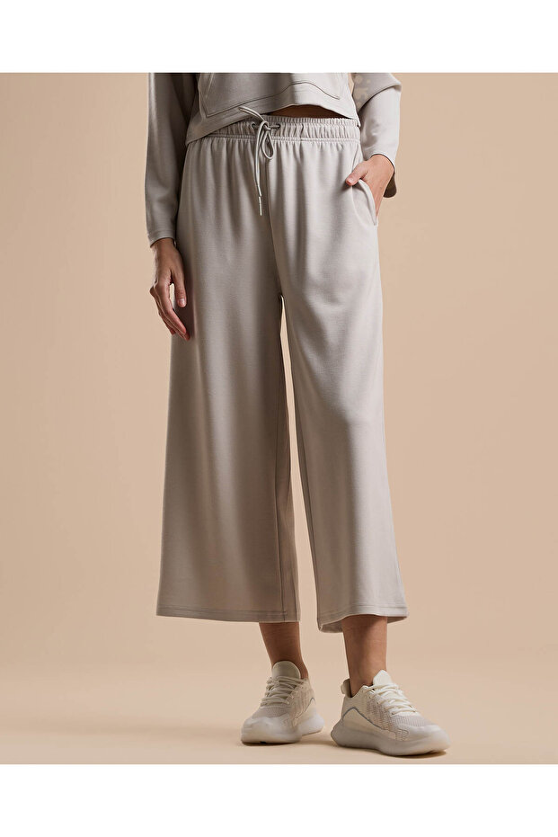 Solid Trackpants with Drawstring Waist - 2